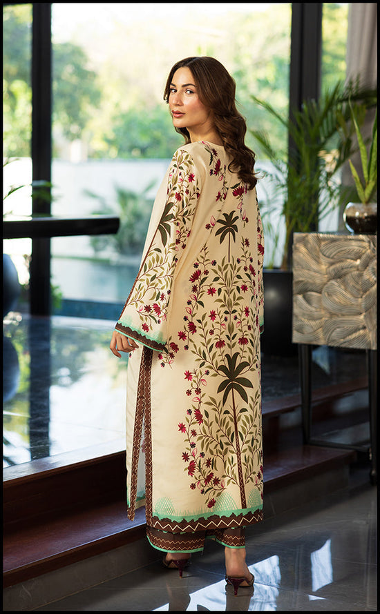 Lulusar-2pc Shemoz Silk Print With Shemoz Silk Trouser-WM-2011