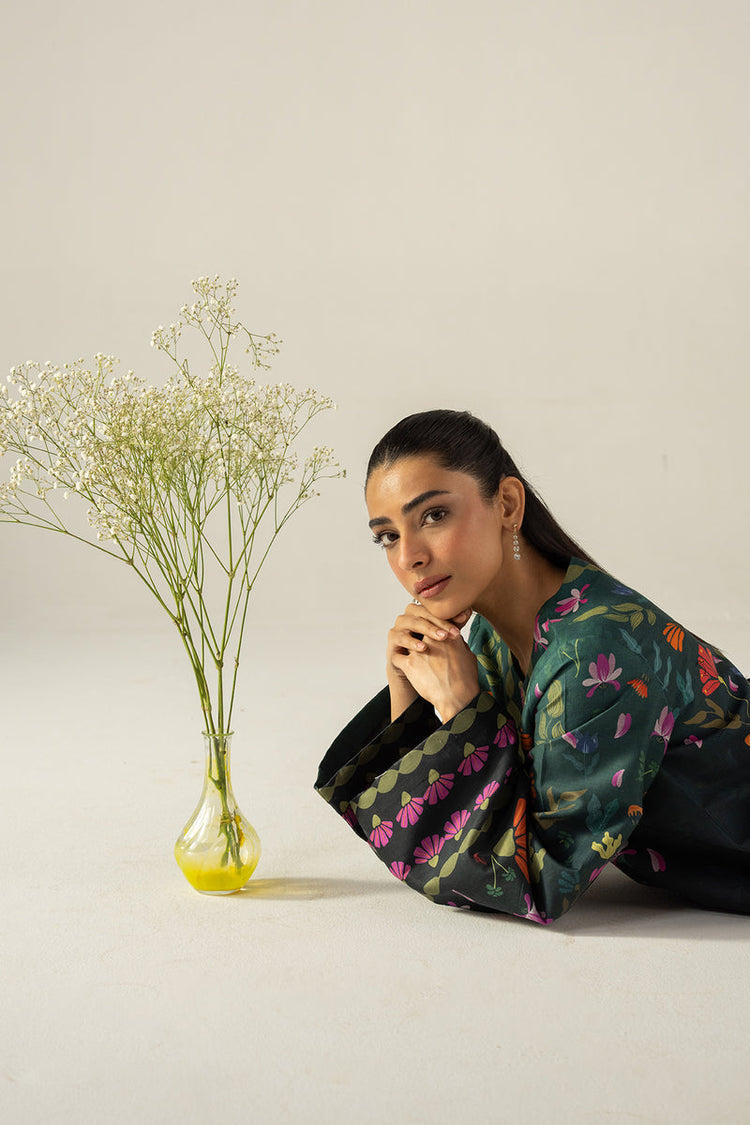 Lulusar-2pc Shemoz Silk Print With Shemoz Silk Trouser-WM-2011