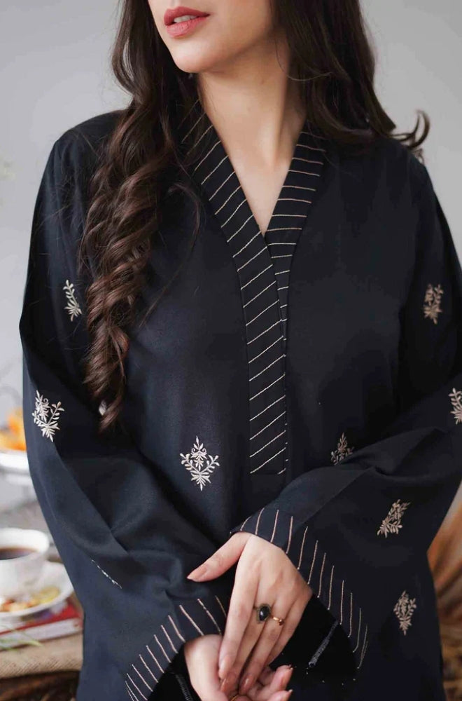 Aisling - 3PC Unstitched Dhanak Embroidered Shirt with Embroidered Dupatta and Trouser