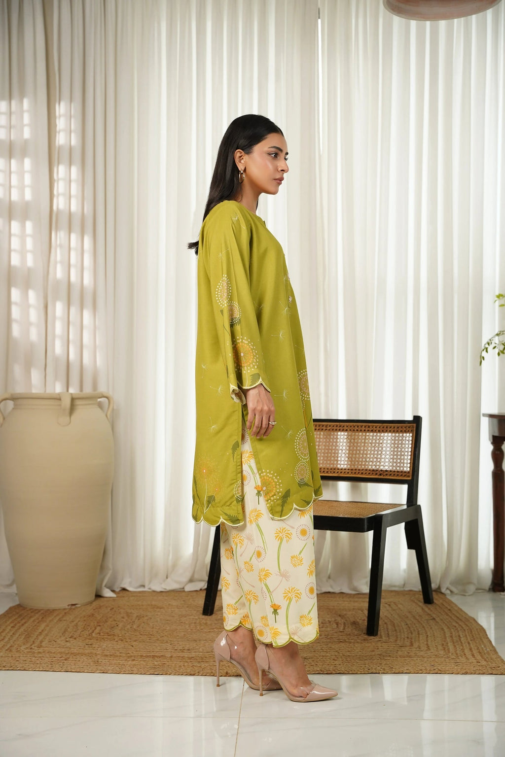 Lulusar-2pc Shemoz Silk Print With Shemoz Silk Trouser-WM-2011