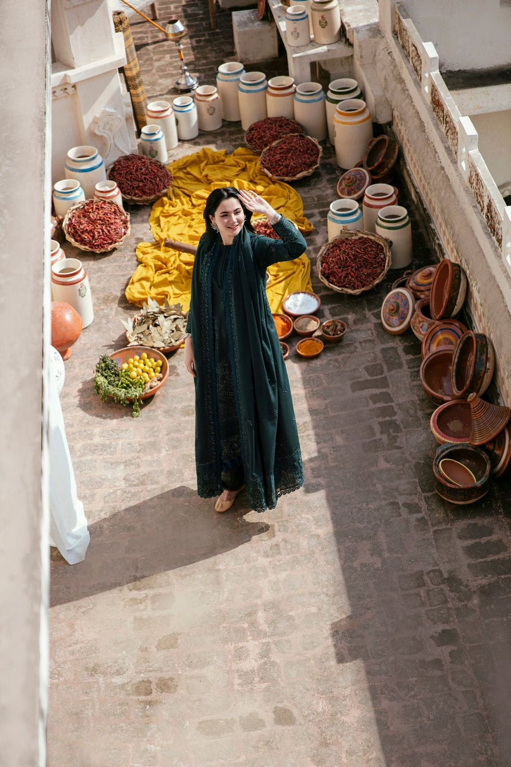 ZARA SHAHJAHAN LUXURY WINTER UNSTITCHED 3PC WITH EMBROIDERED DHANAK SHAWL