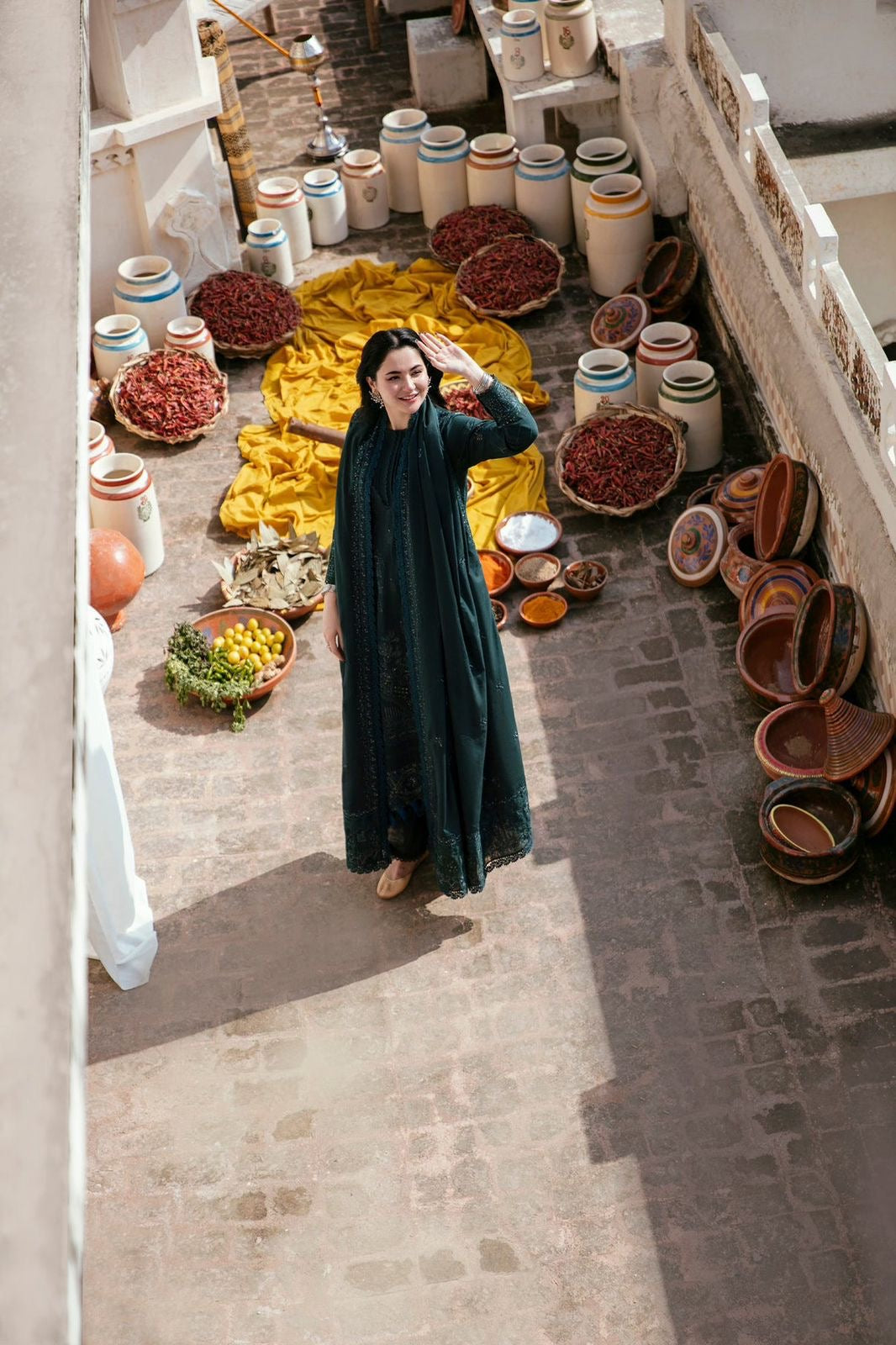 ZARA SHAHJAHAN LUXURY WINTER UNSTITCHED 3PC WITH EMBROIDERED DHANAK SHAWL