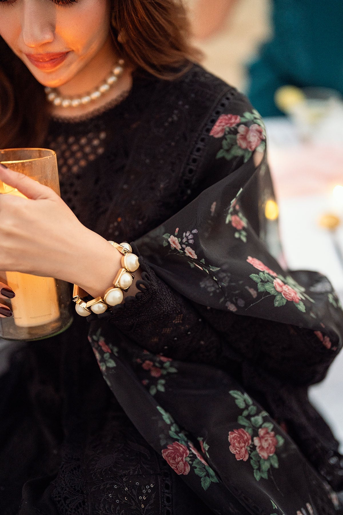 NUREH-3PC DHANAK LASER WORK EMBROIDERED SHIRT WITH MONARK PRINTED EMB DUPATTA & TROUSER WM-4119