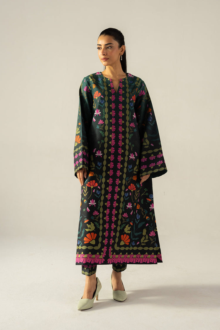 Lulusar-2pc Shemoz Silk Print With Shemoz Silk Trouser-WM-2011