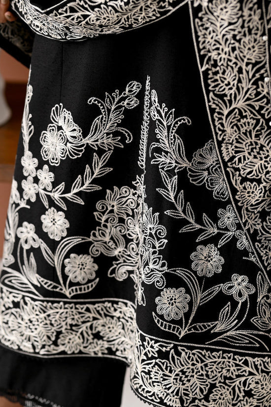 BATIK-3PC DHANAK EMBROIDERED SHIRT WITH DHANAK EMBROIDERED SHAWL & TROUSER-BIC-4177