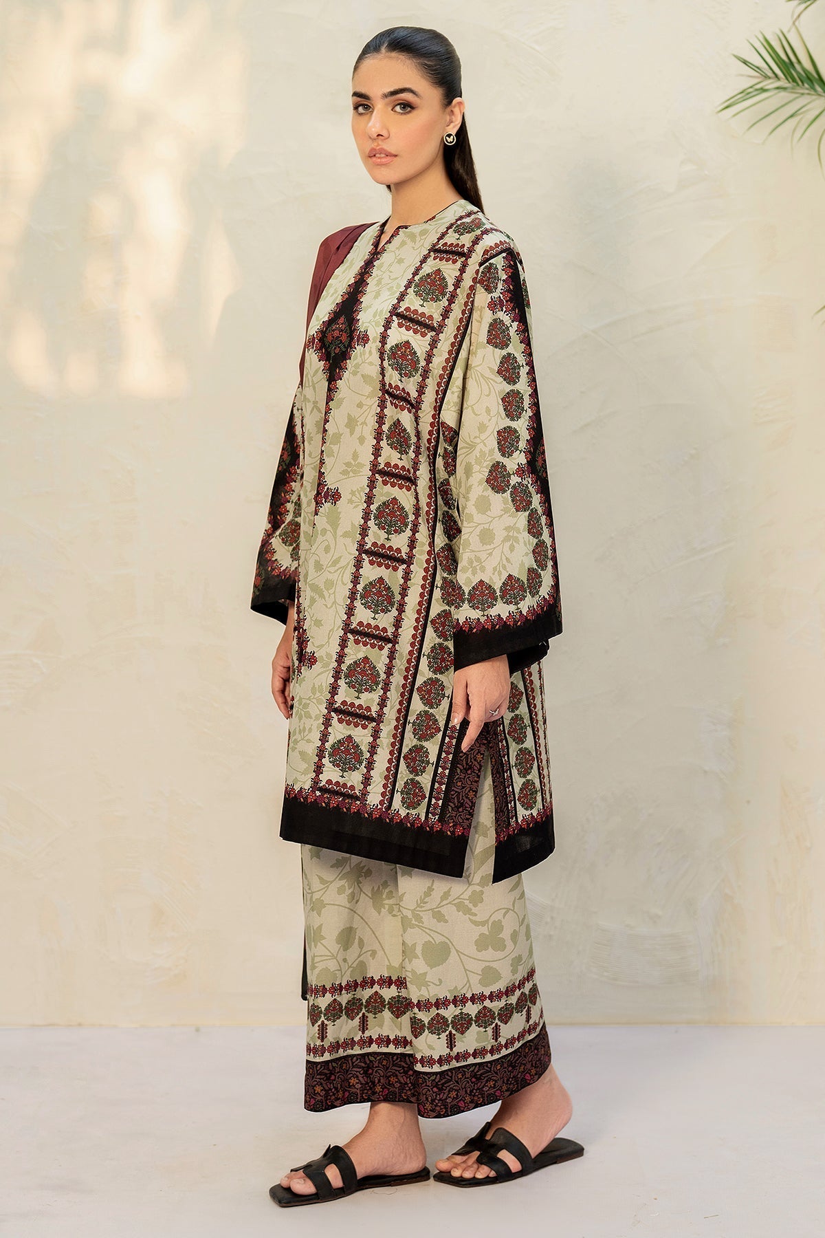 JAZMIN - 3PC Unstitched Printed Viscose Shirt with Printed Dupatta and Printed Trouser