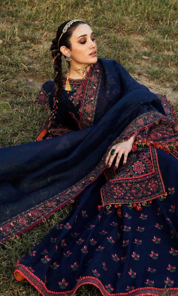 HUSSAIN REHAR WINTER UNSTITCHED DHANAK COLLECTION